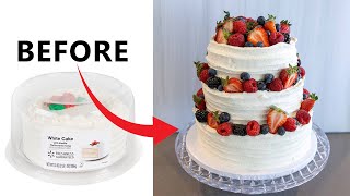 $50 Wedding Cake in Less Than 30 Minutes!