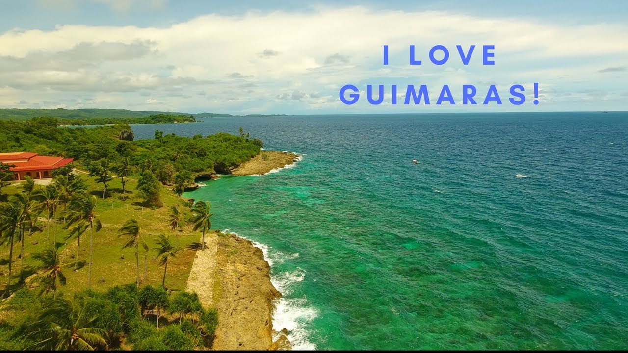 Guimaras Island Nueva Valencia, Philippines from the sky