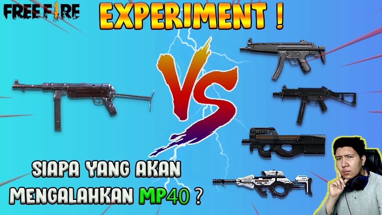 Experiment MP40 VS Semua Senjata SMG GARENA FREE FIRE 