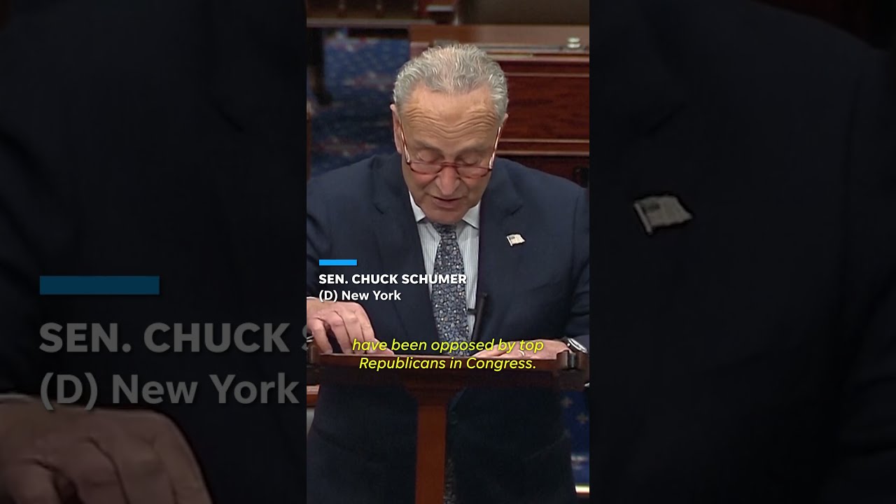 Sen Schumer Slams Tuberville Blockade Shorts
