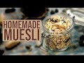 Homemade Muesli | Oats Muesli | Oats & Nuts Breakfast Mix - How To Make Easy Muesli