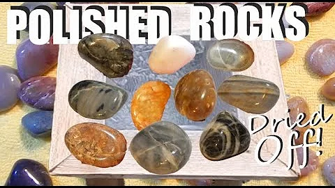 How To Finish Rock Tumbling - Finalizing Stages & Beautiful Polished Rocks
