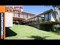 222m² Modern Minimalist Home Build on Slopped Terrain with Two Overlapping Structure