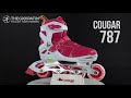 Cận cảnh giày patin trẻ em COUGAR 787