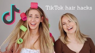 Hairstylist tests out TikTok Hair Hacks - Kayley Melissa