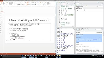 1  R studio사용법&벡터