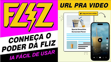 Converta URLs em Vídeos em Segundos com a Fliz ai