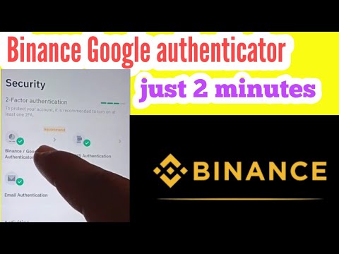 binance google verification code