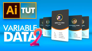 Variable Data Export Individual Files in Adobe Illustrator - اردو / हिंदी`
