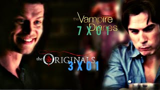 ►The Vampire Diaries {7x01} & The Originals {3x01} | CRACK!
