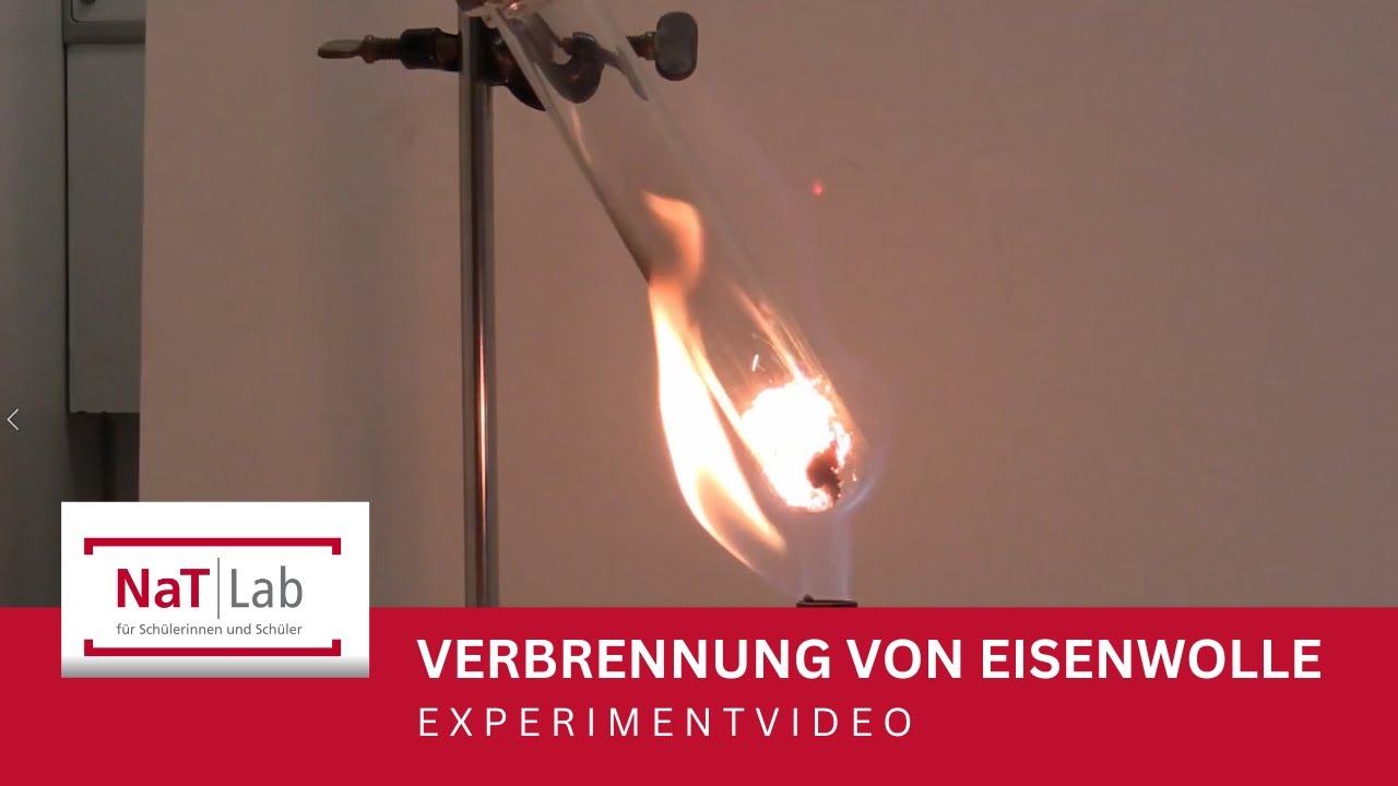 Warum Wird Eisenwolle Beim Verbrennen Schwerer Verbrennung von Eisenwolle | Chemie einfach erklärt - YouTube