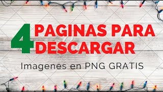 4 PAGINAS PARA DESCARGAR IMAGENES PNG GRATIS SIN COPYRIGHT 2021