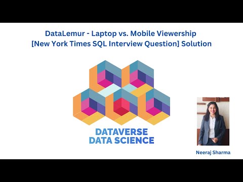 DataLemur - Laptop vs. Mobile Viewership [New York Times SQL Interview Question] Solution