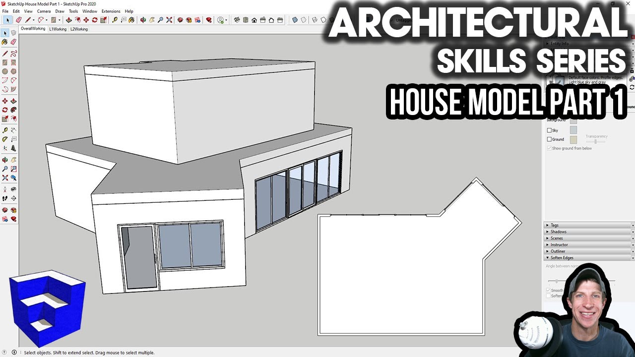 Building model designed using SketchUp Pro  Download Scientific Diagram