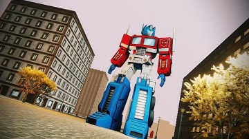 Optimus Prime Transformation - Blender Animation (Hearts Style)