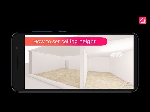 How to set ceiling heights: Room Planner tutorial