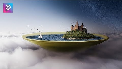 CASTLE ISLAND ON THE PLATE | PICSART TUTORIAL