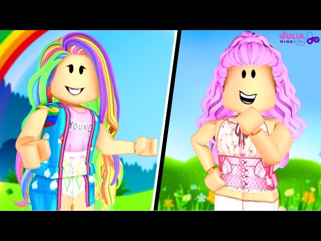 Roblox - GAROTA ARCO-ÍRIS vs GAROTA KAWAII (Batalha de Looks