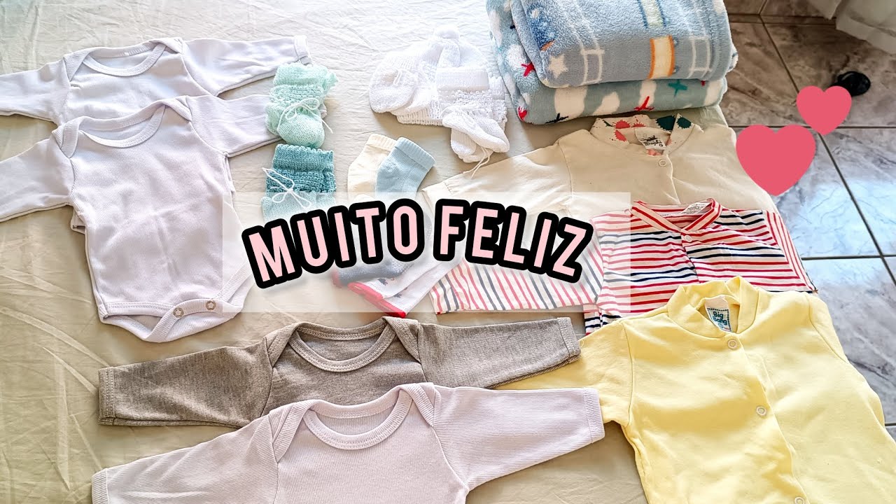 kit maternidade do CRAS/enxoval que eu ganhei da prefeitura☺️ kit bebê ...