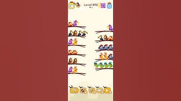 Bird sort calar game leval 892 #leveldesign #games #colorgame #colorconcept #gaming game play r