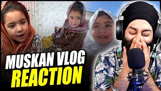 Cute Muskan Village Vlogs 😍 | Indian Reaction | PunjabiReel TV