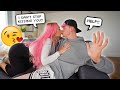I CAN'T STOP KISSING YOU *PRANK* ON BOYFRIEND!!!