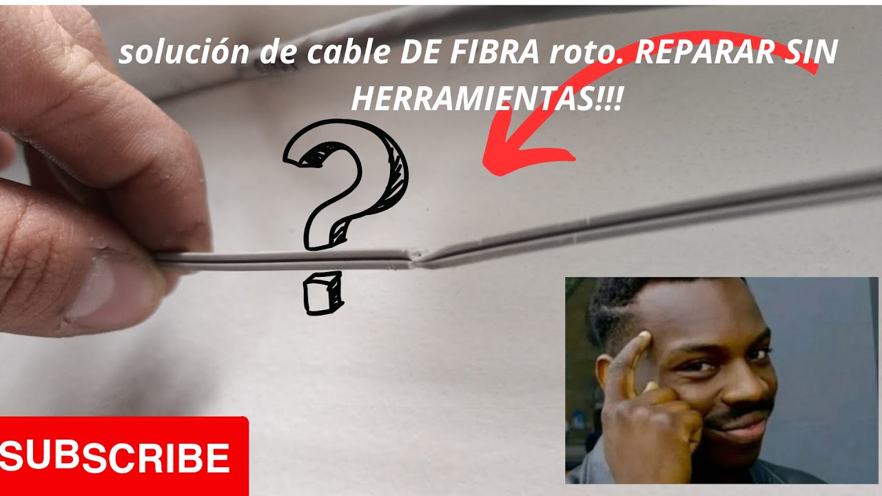 Cómo reparar un cable de fibra óptica que se ha roto?