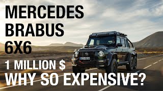 Crazy $1 Million 6x6 Mercedes G Wagon (G63) BRABUS AMG Adventure  Why So Expensive?