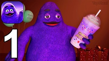 Grimace Monster Scary Survival - Gameplay Walkthrough Part 1 Sleeping Grimace (Android,iOS)