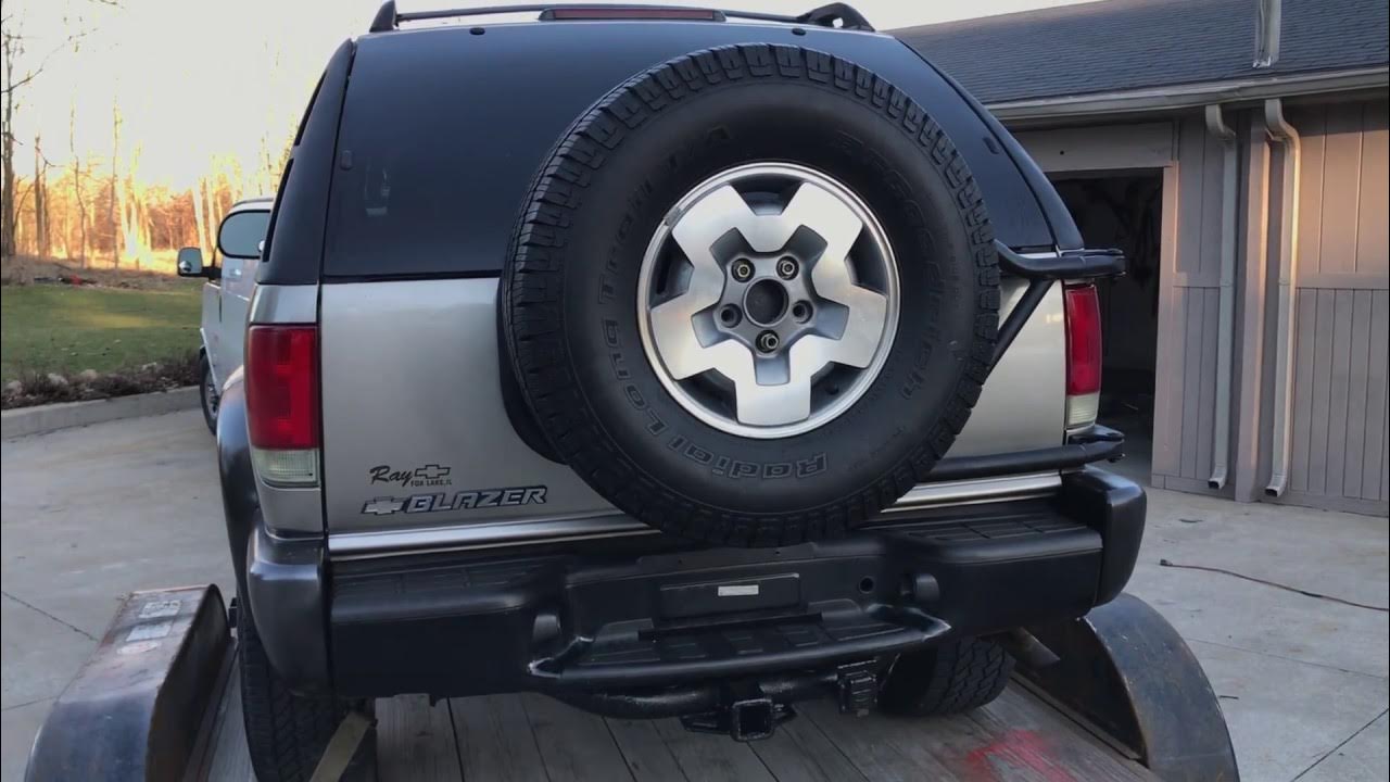 How to STOP Squeaking on Spare Tire Carrier ZR2 Blazer YouTube