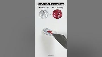 Watch a New Color Come to Life #colormixing #asmr