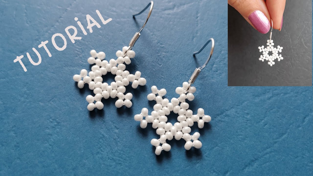 ❄️ Seed Beaded Snowflakes ❄️ with Juliet Browse 