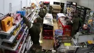 'Hungry' Russian Soldiers Loot Ukrainian Shops