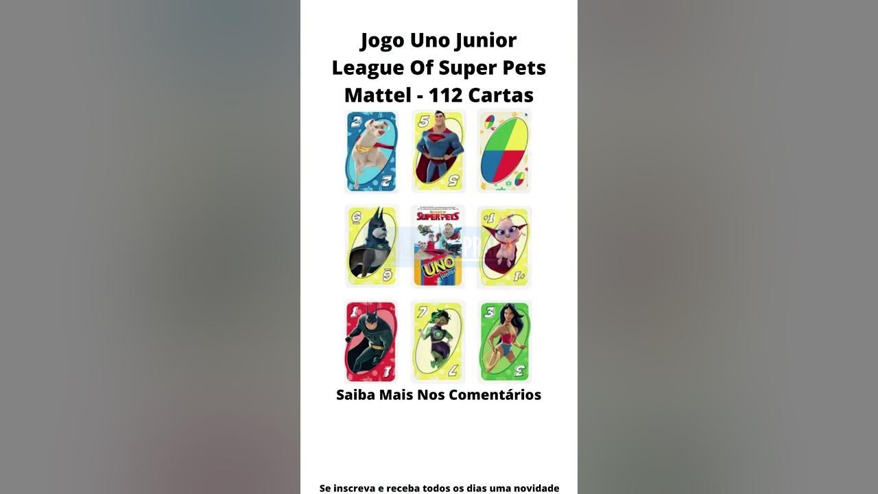 Jogo Uno Dos Mattel 112 Cartas