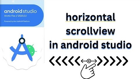 How to make ScrollView horizontal in Android Studio / horizontal scrollview in Android Studio bangla