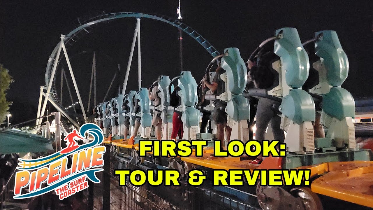 Pipeline: The Surf Coaster at SeaWorld Orlando – A First Look