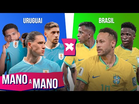 URUGUAI X BRASIL: QUEM TEM O MELHOR TIME? | MANO A MANO DAS ELIMINATÓRIAS DA COPA