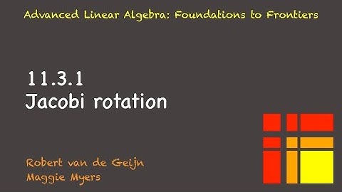 11.3.1 Jabobi rotation