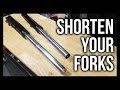 HOW TO Shorten Conventional Forks - BOBBER BUILD