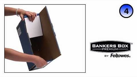 Bankers Box Premium Transfer File - Assembly Demo