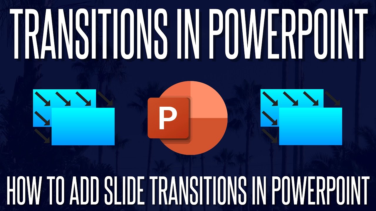 powerpoint presentation transitions within a slide