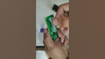 how to connect berg strip with LCD (16*2) #lcd #16*2LCD #bergstrip #soldring #wire #connection