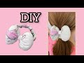 Elastic bands for hair with a bow with your own hands. Hair ornaments with fabric bow