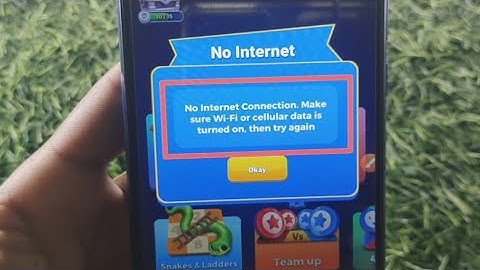 No Internet Connection. Make sure Wi-Fi or cellular data is turned on, then try again in Ludo Titan