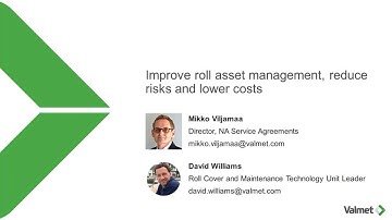 Improve roll asset management, reduce risk and lower costs