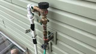 Installing Backflow Preventer On Inground Sprinkler System