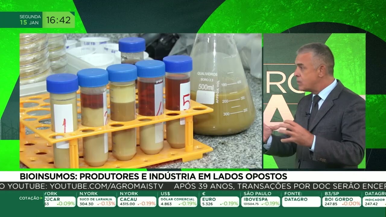 Bioinsumos: produtores e indústria em lados opostos