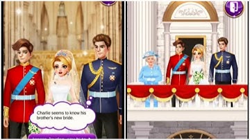 Royal wedding 1 Romance Drama Anormal girl marrying prince and the problems #Gamestories#kidsgames