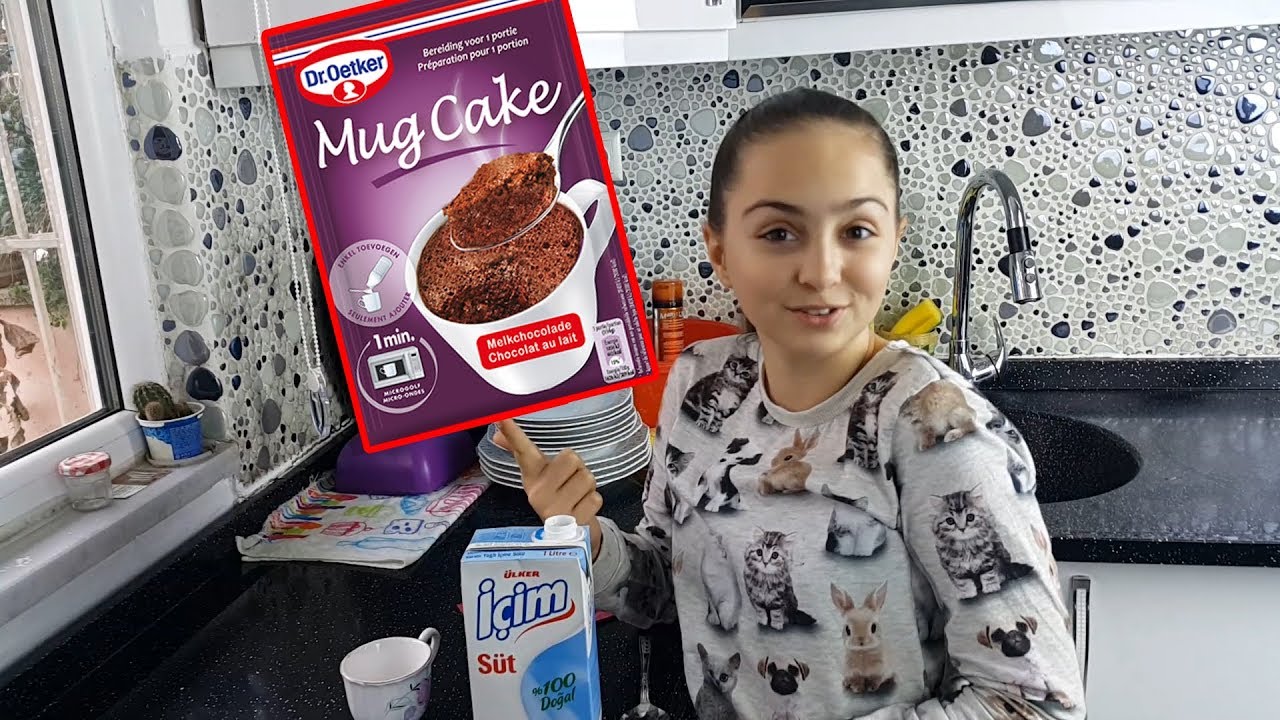 Fincanda Kek Mikrodalga da Sürpriz sonuç , bu kek çok şeker 😋 Dr