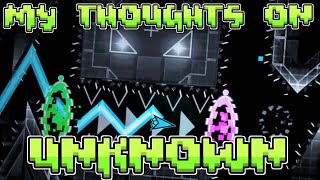 My Thoughts On UNKNOWN - The Shortest Top 10 (Geometry Dash)